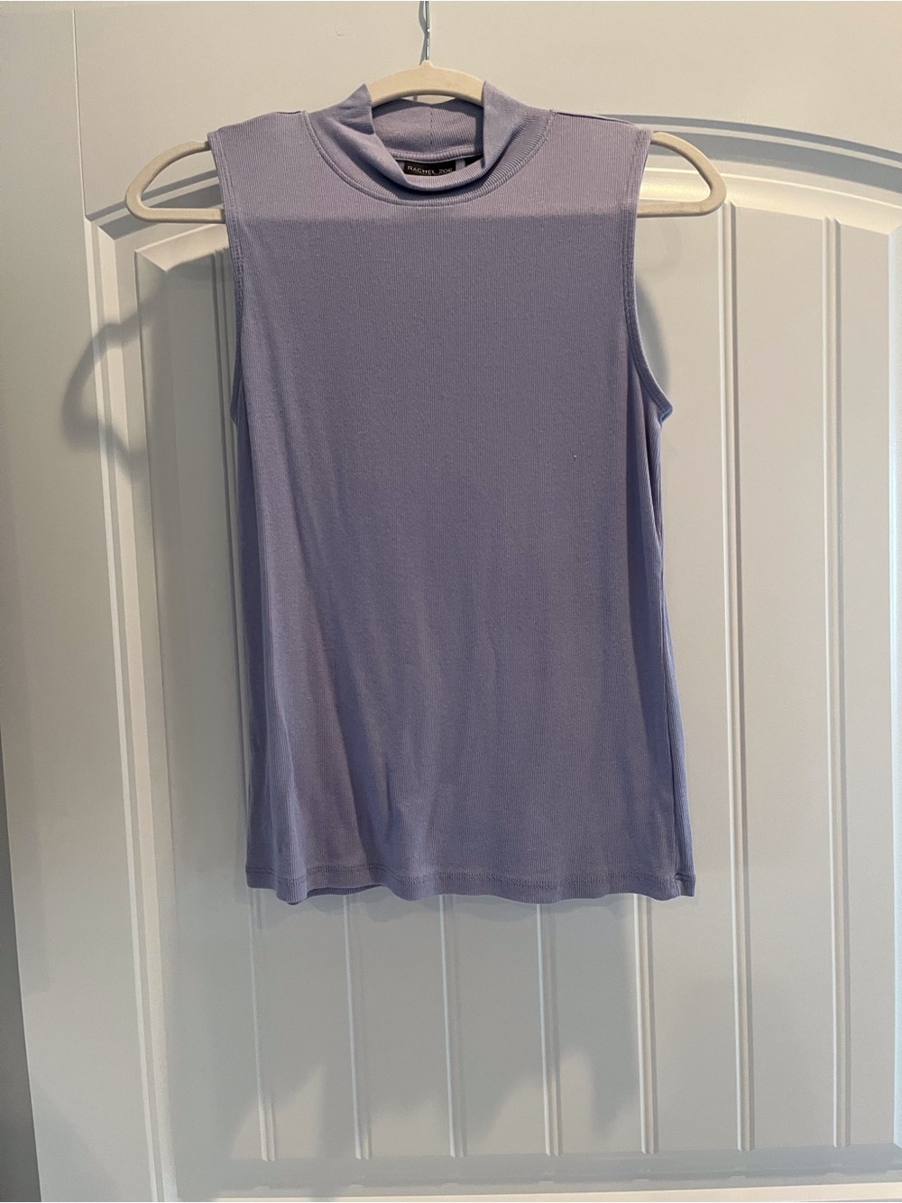Rachel Zoe Lilac Mock Neck Sleeveless Tank